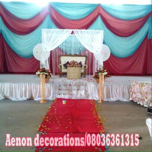 MayorBernie's tweet image. Greetings!
Do you have an event coming up soon? Aenon Decoration specializes in beautifying your events. Reach me on 08036361315. Thank you.