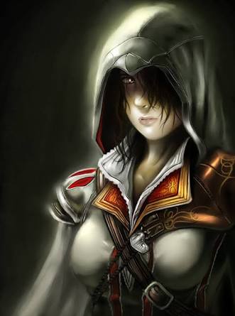 She rolled her eyes under her hood