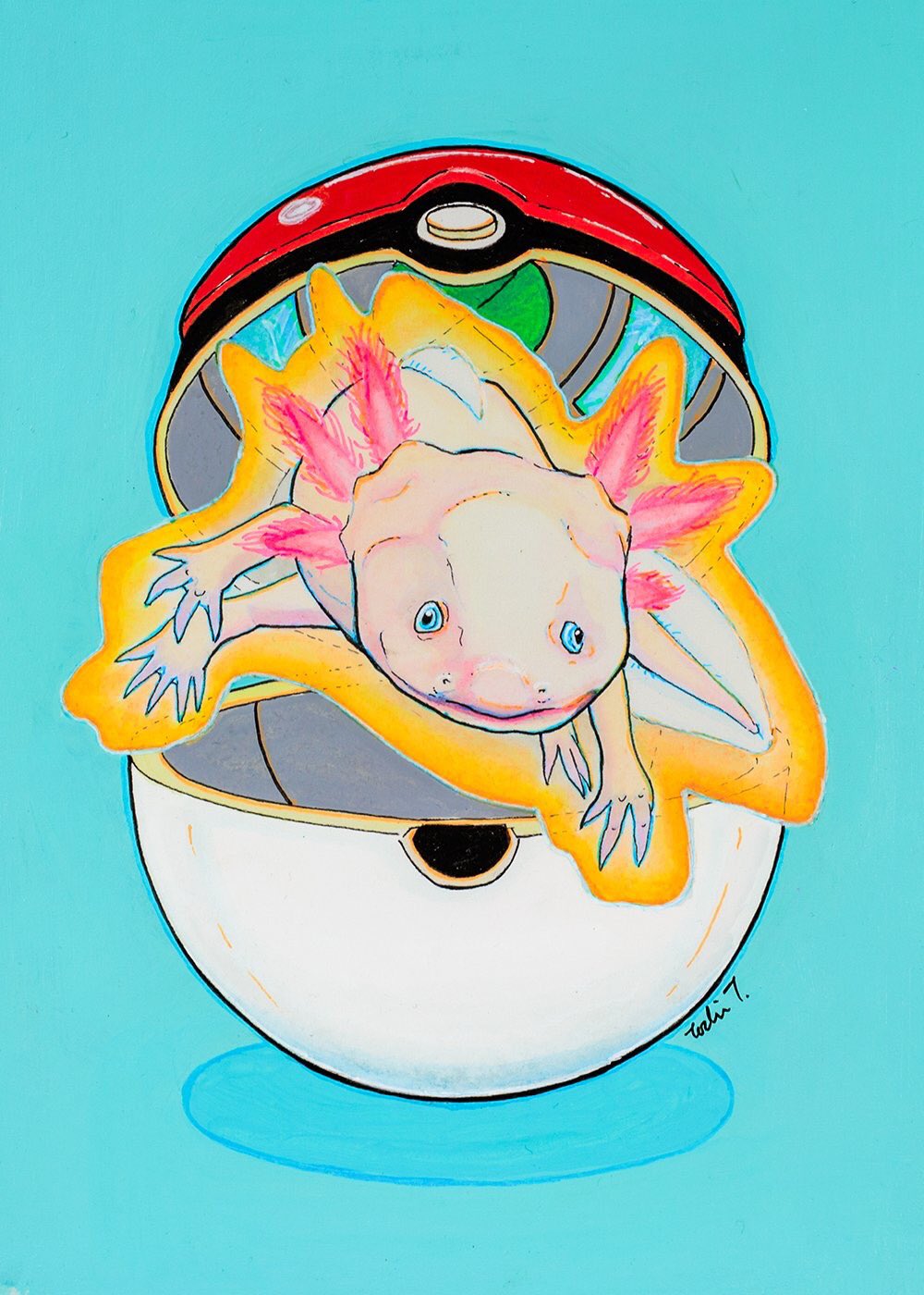 Erika Ishii I Am Dying Over This Portrait Torlintorgersen Painted Of My Sweet Axolotl Mercutio Please Check Her Sale Out T Co 5v21heykee T Co Gj1yetujjg Erika Ishii I Am Dying Over This Portrait Torlintorgersen Painted Of My Sweet Axolotl Mercutio Please Check Her Sale Out T Co 5v21heykee T Co Gj1yetujjg