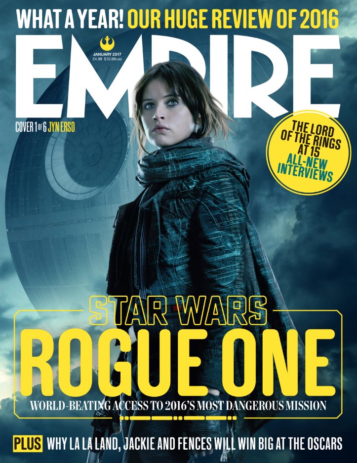 StarWarsUK's tweet image. Security measures disabled. @empiremagazine's Jyn Erso #RogueOne cover has been revealed. See the other covers: strw.rs/2gdTofE