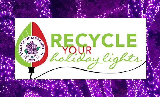 LilacVillage's tweet photo. Drop off unwanted holiday lights for recycling! A bin will be available at Public Works (1051 S. Hammerschmidt) until Jan 16. https://t.co/hllLIklI1N