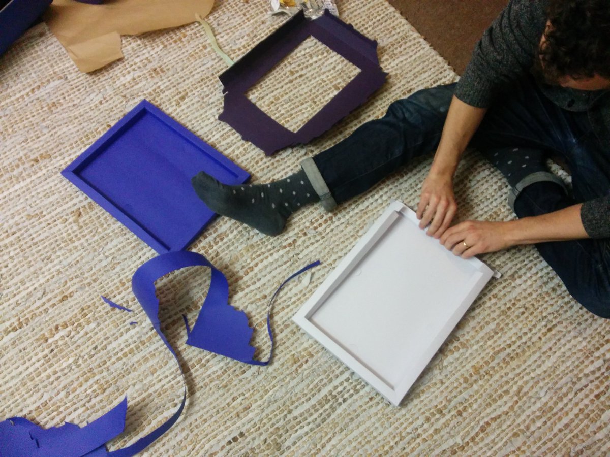 Intense @holoframes making going on before the next guest arrives...