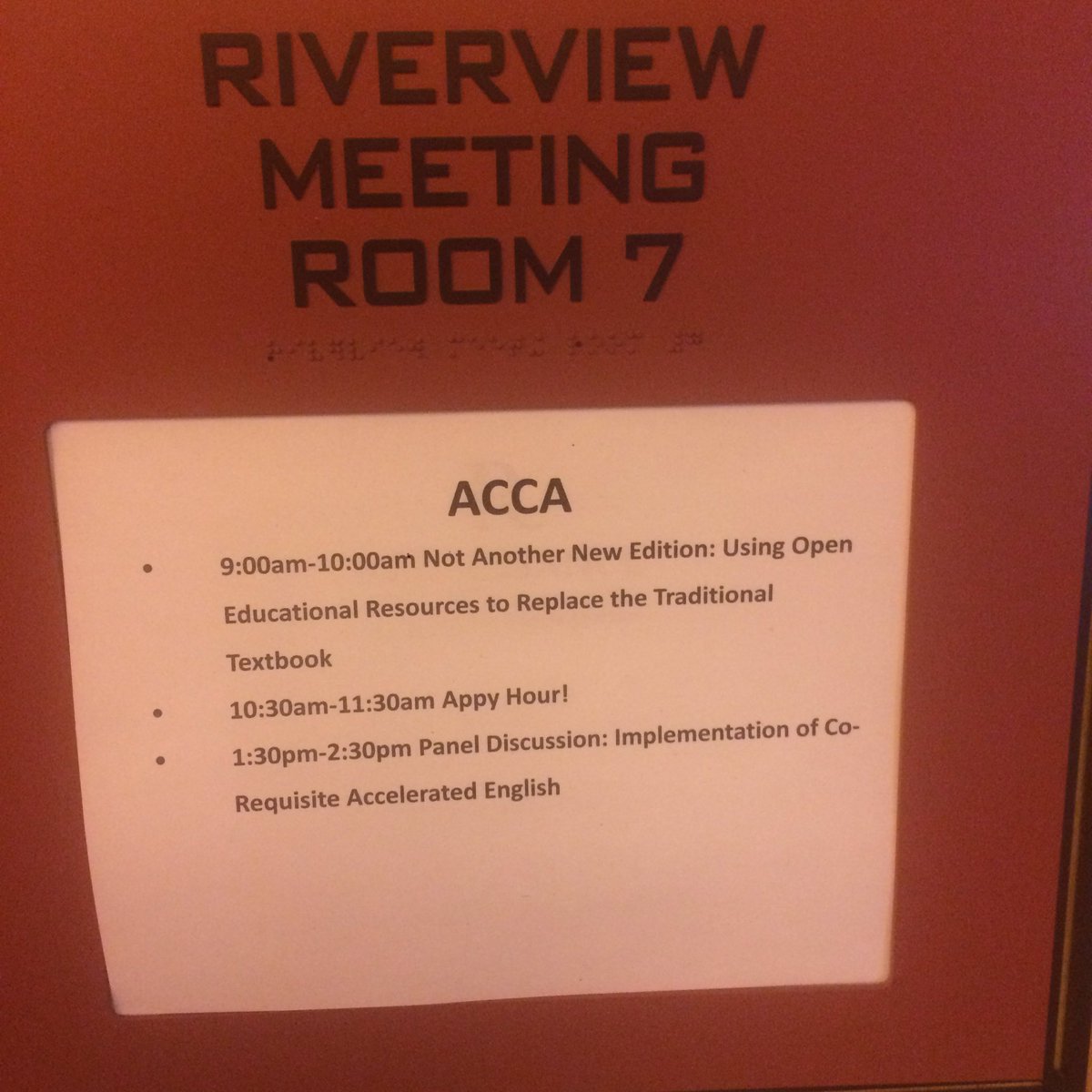 RJMcWilliams's tweet photo. Remnants of my "Appy Hour"
Presentation #ACCA16 https://t.co/diB6yaGJ4B