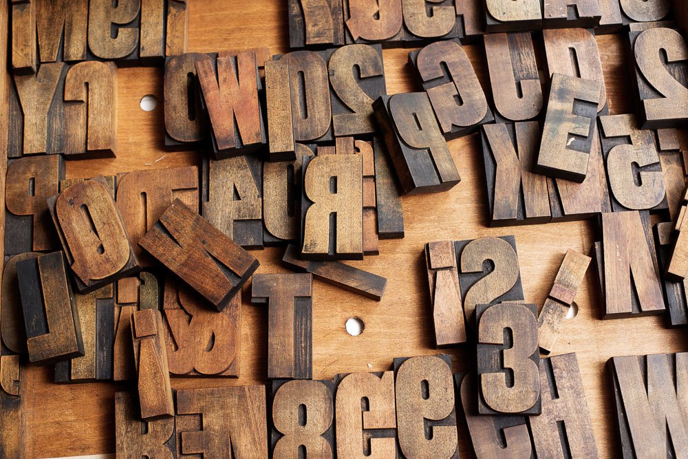 deVOLKitchens's tweet photo. Day 6 of #deVOLPresents... old wooden printing blocks from £2 each, pick out the initials of a loved one for a cool & #quirky little gift. https://t.co/6TsjIUji2N