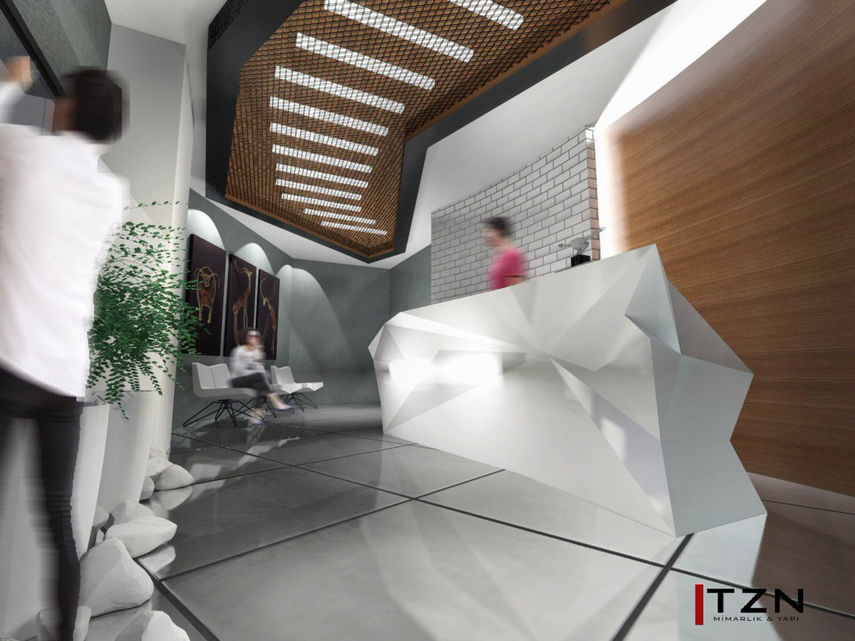İnşaat Ofisi Lobisi İç Tasarımı - Mersin 
Amorf karşılama bankosu

tzn.com.tr 

#TZNmimarlık #Batman