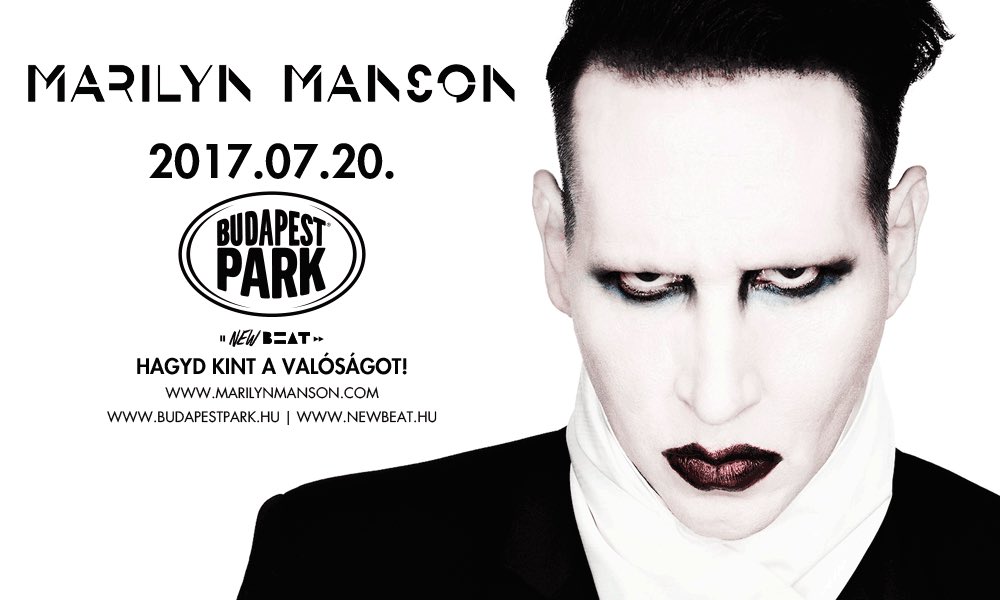 budapest_park's tweet photo. Marilyn Manson júliusban a Budapest Parkban! jegyet péntektől lehet venni. #marilynmanson #budapestpark https://t.co/GNqmvM2dbl