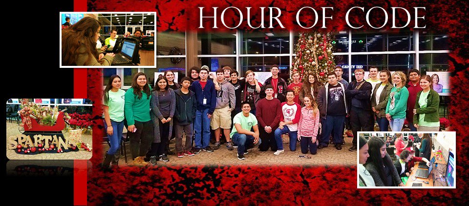 Herr_LisaG's tweet photo. NCISD Hour of Code was great Success!  https://t.co/EOwBM5bSZz #PorterSpartans @phs_tafe @PorterHSCheer  @PorterStuCo  @Porter_DECA   #NCISD https://t.co/gWkTsDgsjw