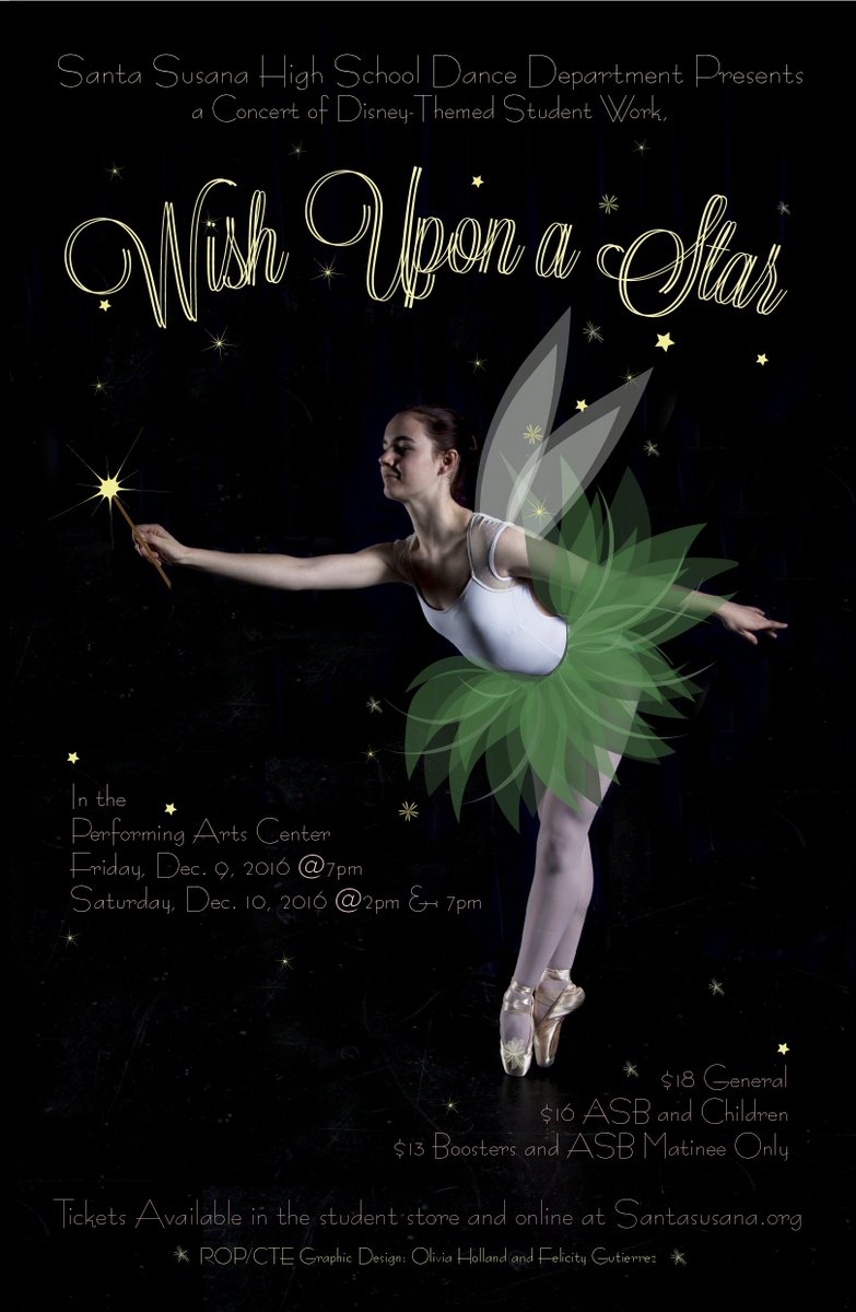 sspaboosters's tweet photo. SSHS Dance presents Wish Upon A Star Fri. Dec. 9 @ 7:00 pm., Sat. Dec.10 @ 2:00 &amp; 7:00 pm in the PAC.  Tickets at https://t.co/bUqyc0HOXV https://t.co/VxHy1xOXwG