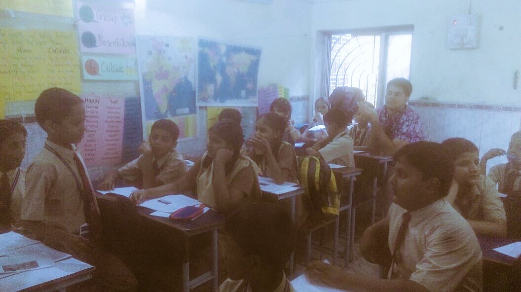 When <a href="/parmeshs/">Parmesh Shahani (he/him)</a> went back to school yesterday, a class of bright 5th graders got a peek at his world &amp; some inspiration! #TFIWeek2016