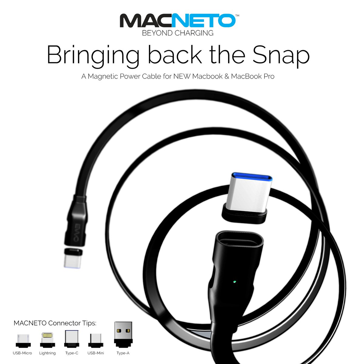 ewoltage's tweet image. #MACNETO: A Magnetic Power Cable for NEW #Macbook, #MacBookPro &amp;amp; Other #TypeC Devices.

#Giveaway Contest: bit.ly/macneto