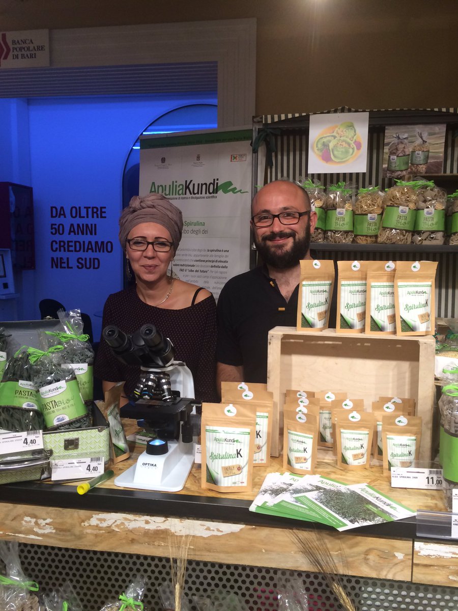 Felicissimi di essere stati invitati nuovamente a @EatalyBari! Vi aspettiamo per degustare la #SpirulinaK e ricaricare la vostra energia!