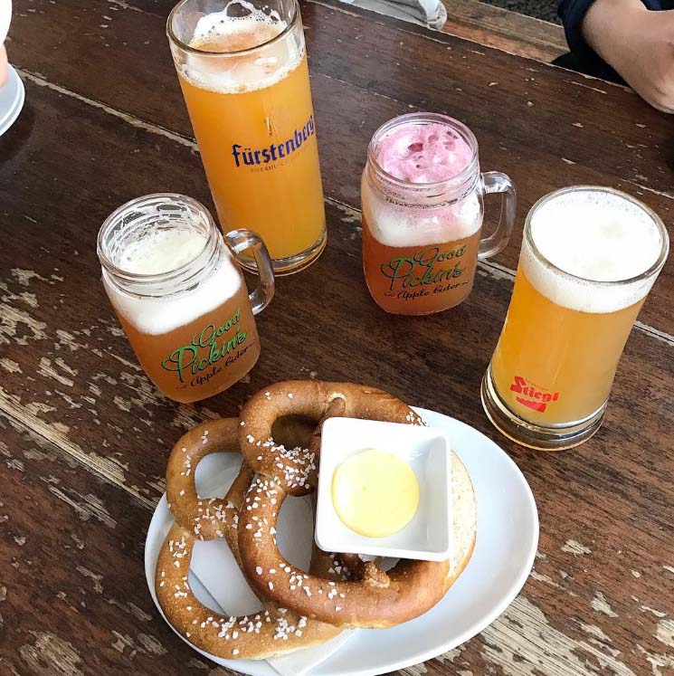 Time for some Tuesday night brews and bites! Who's joining us? #beers #happyhour #germanfood