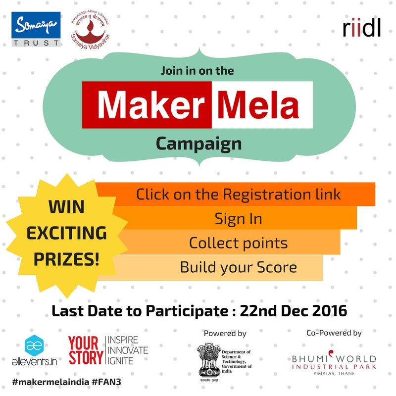 makermelaIndia's tweet photo. Join Maker Mela's Campaign &amp; win exciting gift vouchers!
https://t.co/SsNLqkSxAB
#makermelaindia #contest #Campaign https://t.co/04L8bUK9N9