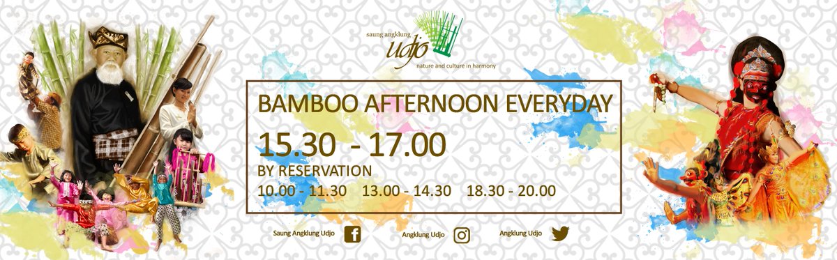 angklungudjo's tweet photo. Pertunjukan Regular Bambu Sore Pkl. 15.30 - 17.00 #PertunjukanAngklung #Angklung #SaungAngklungUdjo #Udjo https://t.co/GkcH6Kxwuw