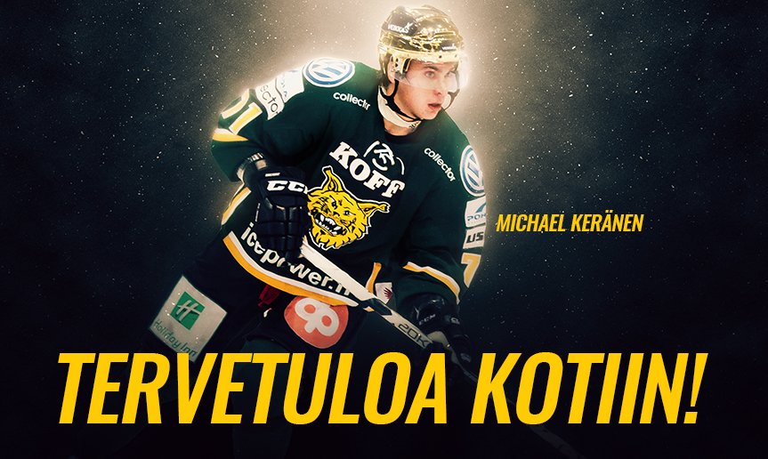 Michael Keränen palaa Ilvekseen! bit.ly/2h0zJ2T #Ilves #Liiga #Tampere