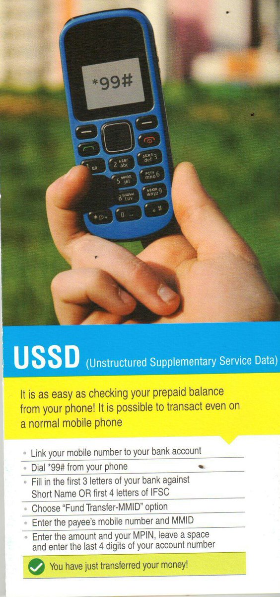 PIB_India's tweet photo. #DeMonetisation #DigiTutorials : Step-by-step guide to making payments from a simple phone, using #USSD
Via @NITIAayog https://t.co/13rnIFuBXQ