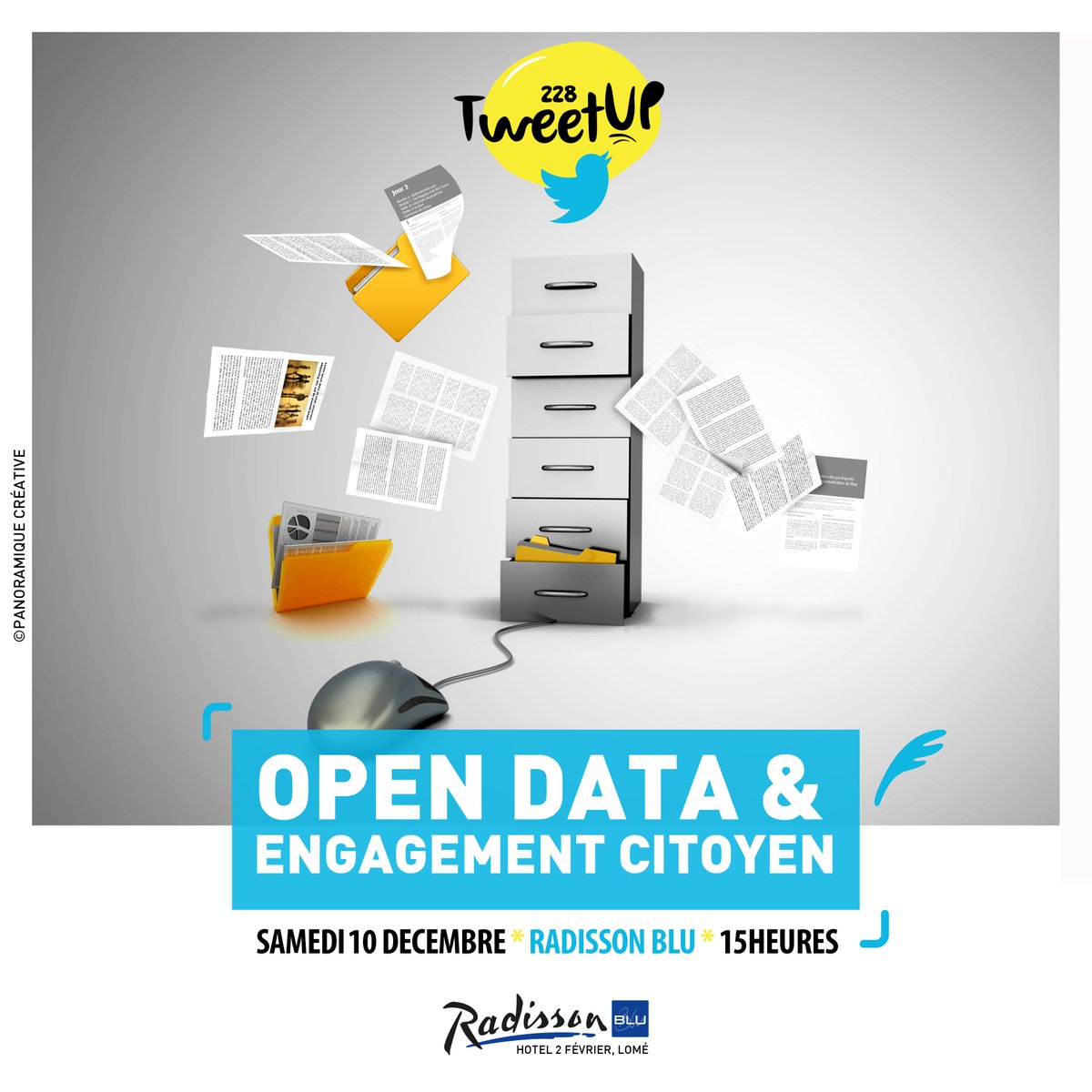 AphtalC's tweet photo. Dernier #Tweetup de l'année 2016: " #OpenData et engagement citoyen ".

Ce Samedi, à 15h au @RadissonBluLome !

#Tginfo #Team228 #Gnadoè https://t.co/WO4qZkS5ic