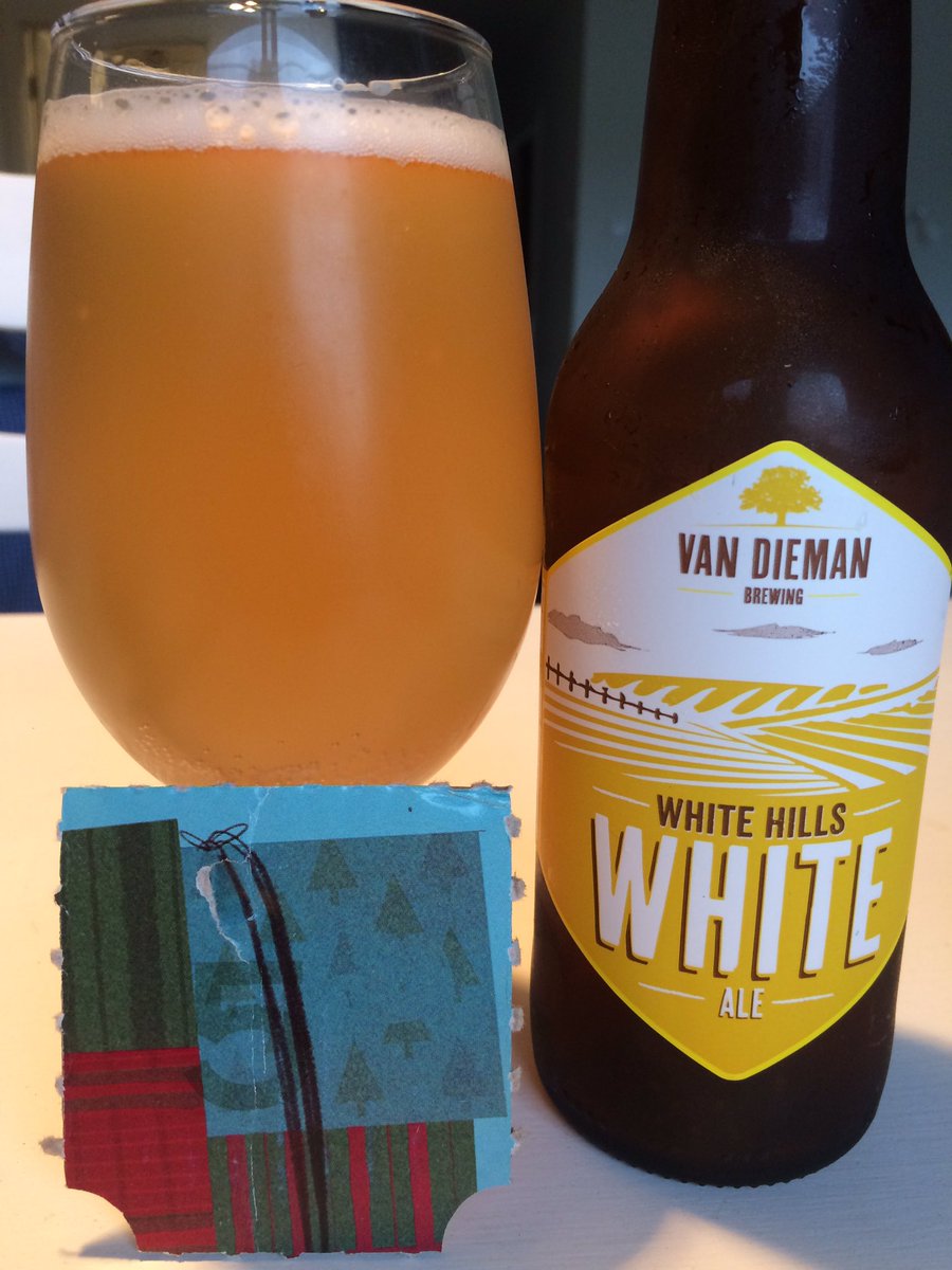 Always enjoyed a Witbier. Probably too focused trying everything new nowdays. So enjoyed #craftbeercountdown Day 5 <a href="/Van_Dieman/">Van Dieman Brewing</a> White Hills