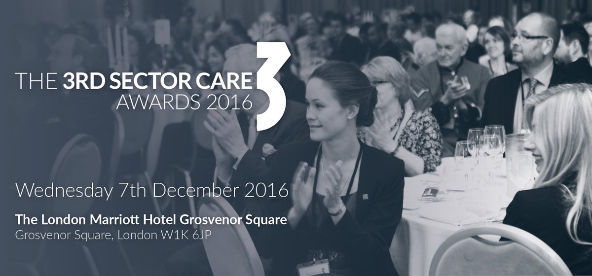 #3rdSectorCareAwards We can’t wait to recognise &amp; #reward those people excelling in #socialcare. It will be an uplifting and important day!