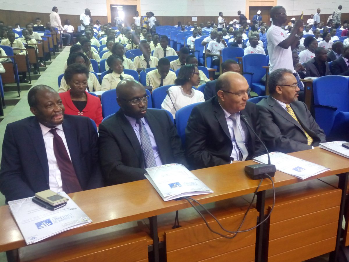 gouvbenin's tweet photo. Lancement officiel de la #SIB2016 ce jour par la MENC Mme @MONROU2016 . Thème: Économie numérique au Bénin: Enjeux et Défis. #wasexo https://t.co/bhIwrELEKf
