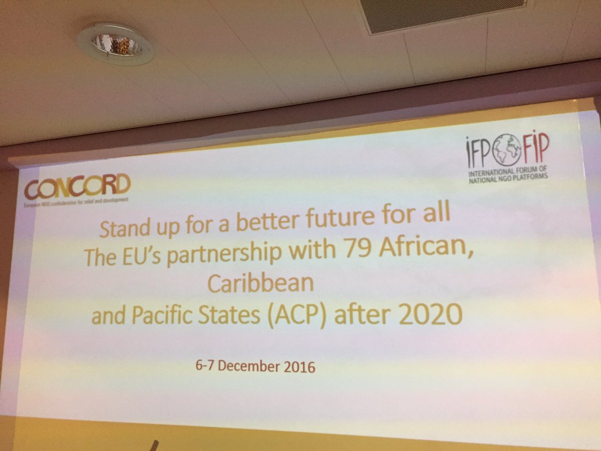 <a href="/REPAOCReseau/">REPAOC</a> at the CSO seminar in #Brussels on #ACP-EU with @CONCORD_Europe and @IFP_FIP
