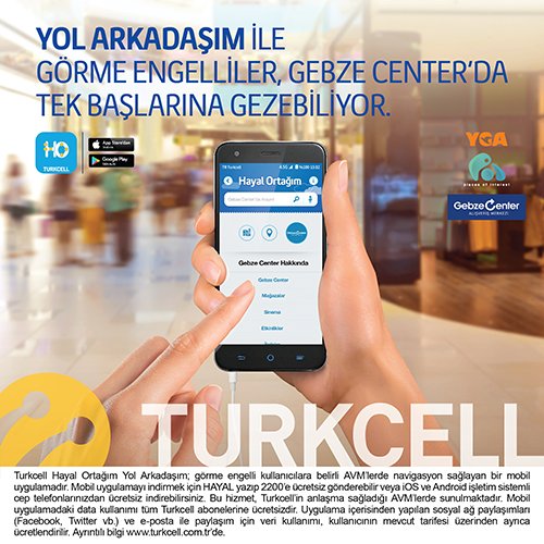 Turkcell Hayal Ortağım servisiyle Gebze Center’da engeller kalkıyor perakendebulten.com/firma/GEBZE_CE… <a href="/AvmGebzeCenter/">Gebze  Center</a> <a href="/Turkcell/">TURKCELL</a>
