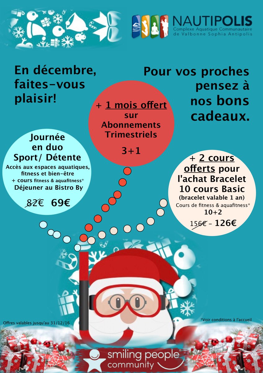 Besoin d'idées cadeaux ? Voici les offres de décembre ! 
#Noel2016 #BONCADEAUX #BONPLANS