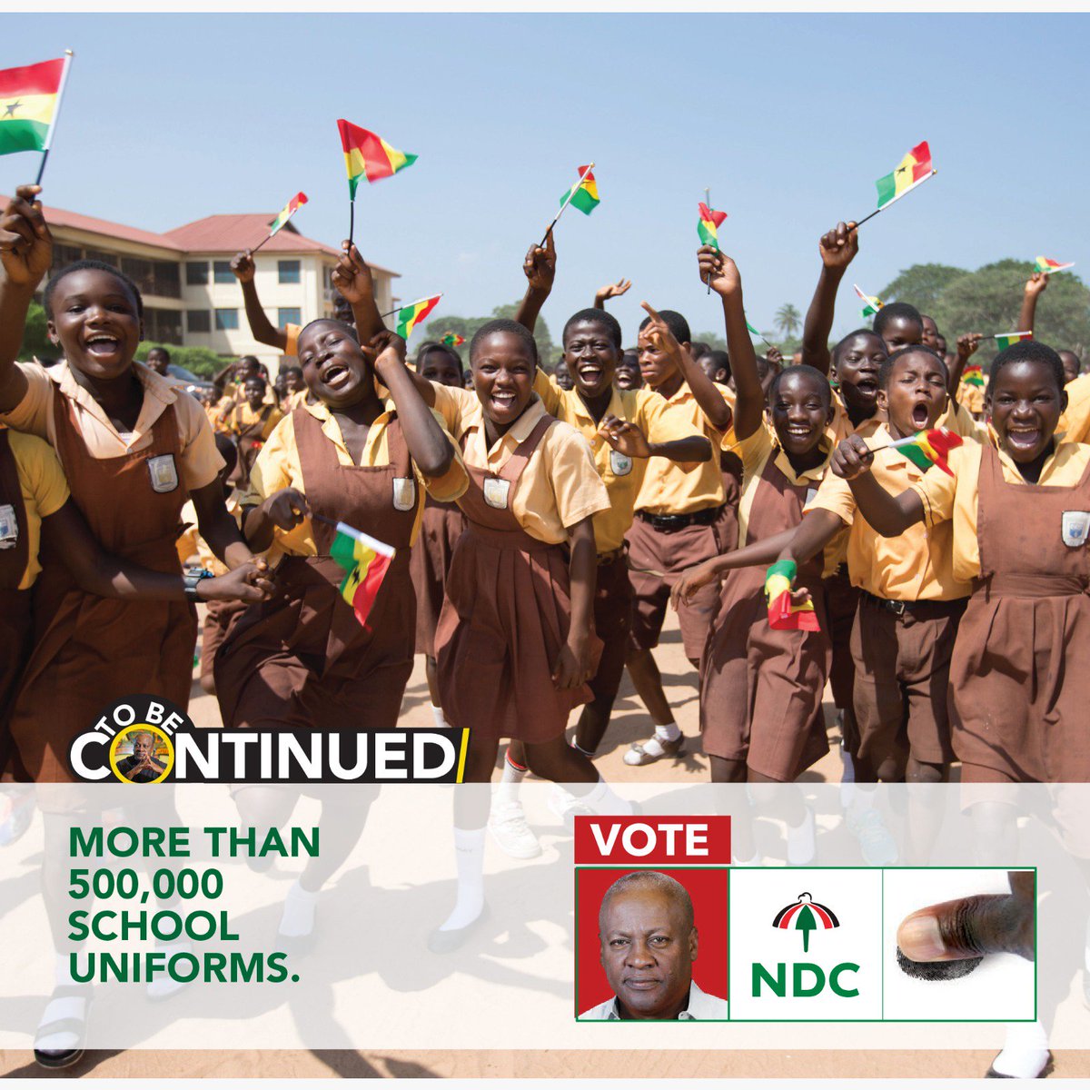 Asanteclickwise's tweet photo. “Education remains the surest path to victory over ignorance & inequality.” – H.E. @JDMahama #ChangingLives #TransformingGhana #TGFlashBack https://t.co/Uvu6fhcmhj