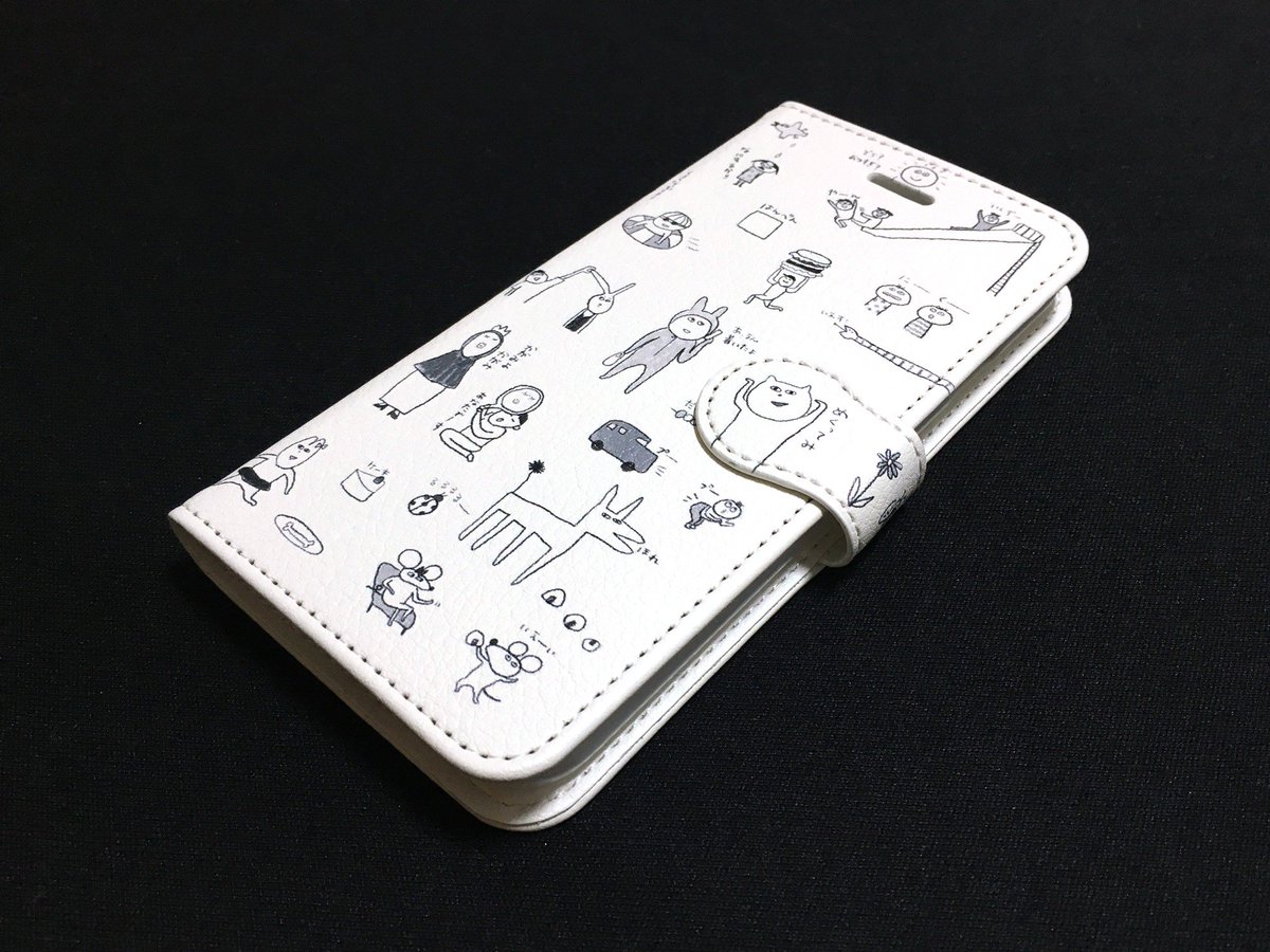 新作手帳型スマホケース【らくがき】出ました！

デザインフェスタで売り切れになった人気デザインです(￣▽￣) 
