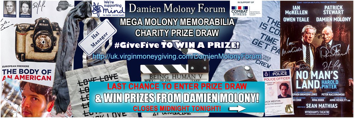DMolonyForum's tweet photo. Molonians! LAST CHANCE to enter #MMMPrizeDraw &amp; #WIN @damienmolony's EPIC PRIZES! closes midnight tonight! #GiveFive https://t.co/Sbb7sQIq3k https://t.co/tlHHvogDH5