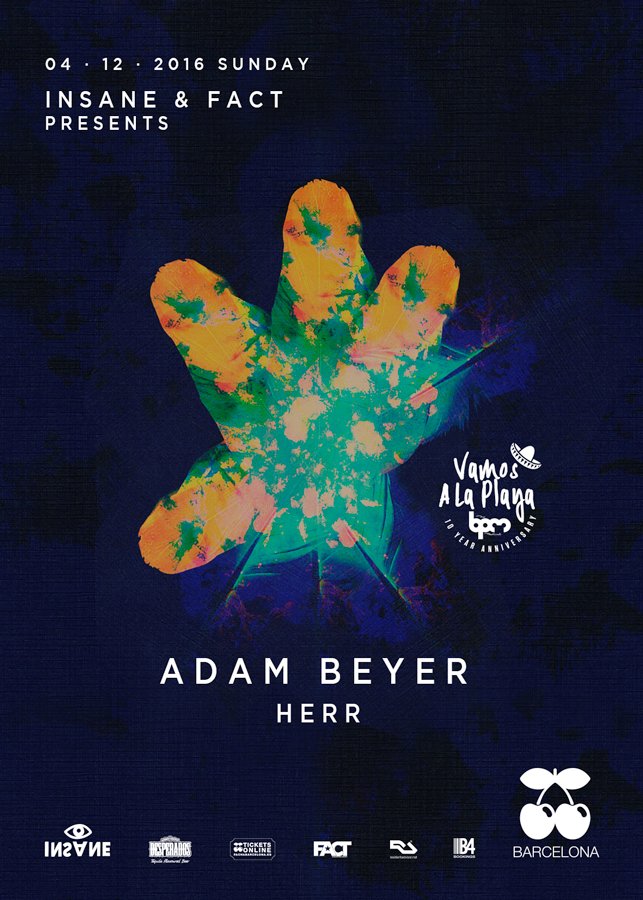 joininclub's tweet photo. INSANE & FACT pres #ADAMBEYER & #HERR hosted 10 years of BPM #PachaBarcelona
#ListaJoinIn 10โฌ hasta 1:00am/15โฌ hasta 1:30am/20โฌ hasta 2:30am https://t.co/B2DkVTXlEl
