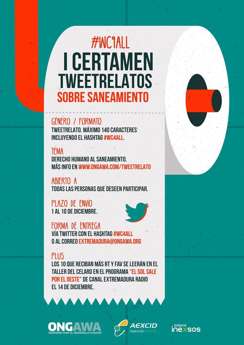 CONGDEX's tweet photo. I Certamen #Tweetrelatos sobre Saneamiento #WC4ALL @OngawaExt @ongawa4d @AEXCID_ @inexsos #diadelosderechoshumanos #CONGDEX https://t.co/c0PMvsF5O2
