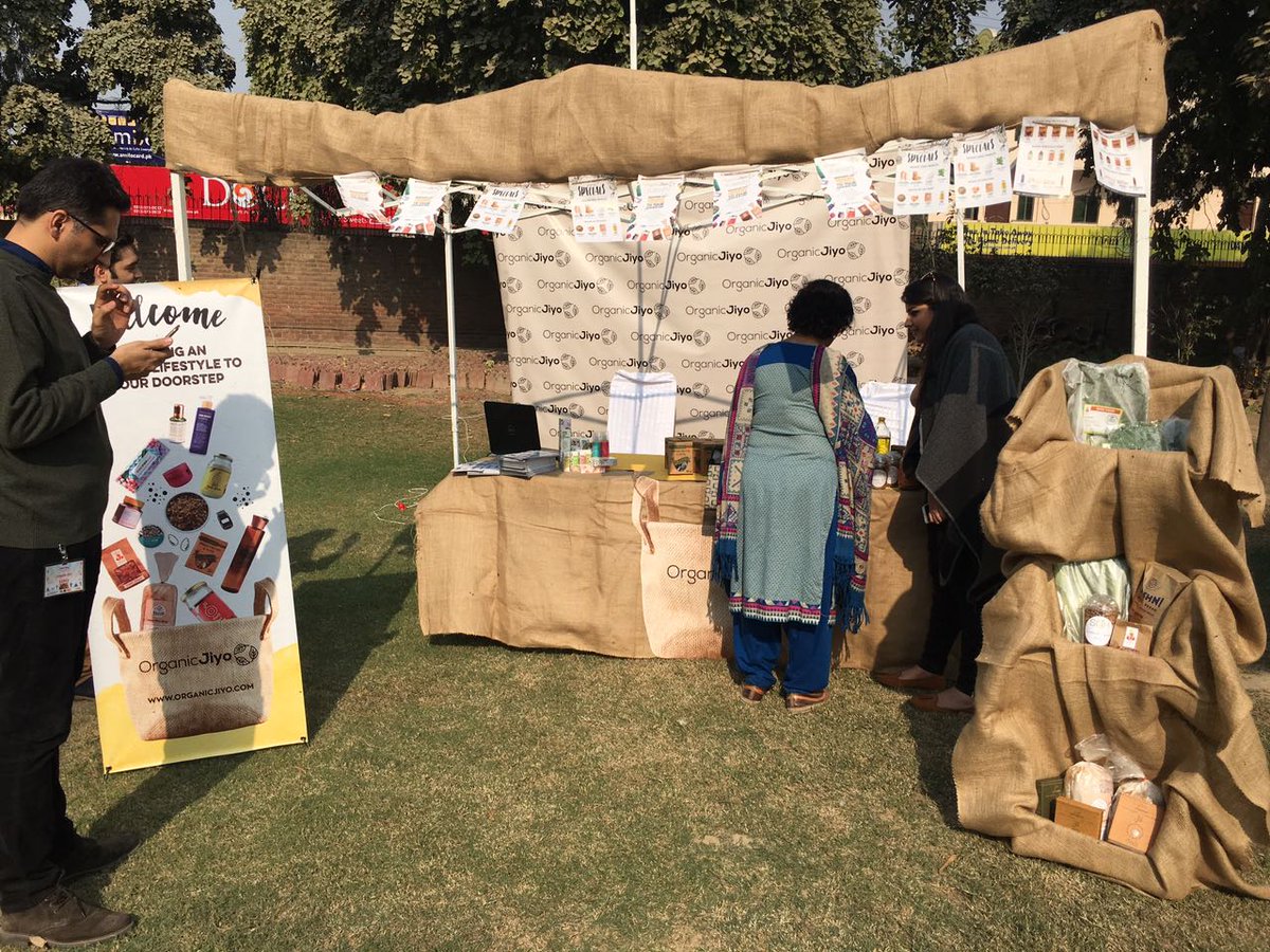 organicjiyo's tweet photo. Our stall at the #KhalisFoodMarket is buzzing right now. Come say hi! #Lahore https://t.co/Nqwdr979Fa