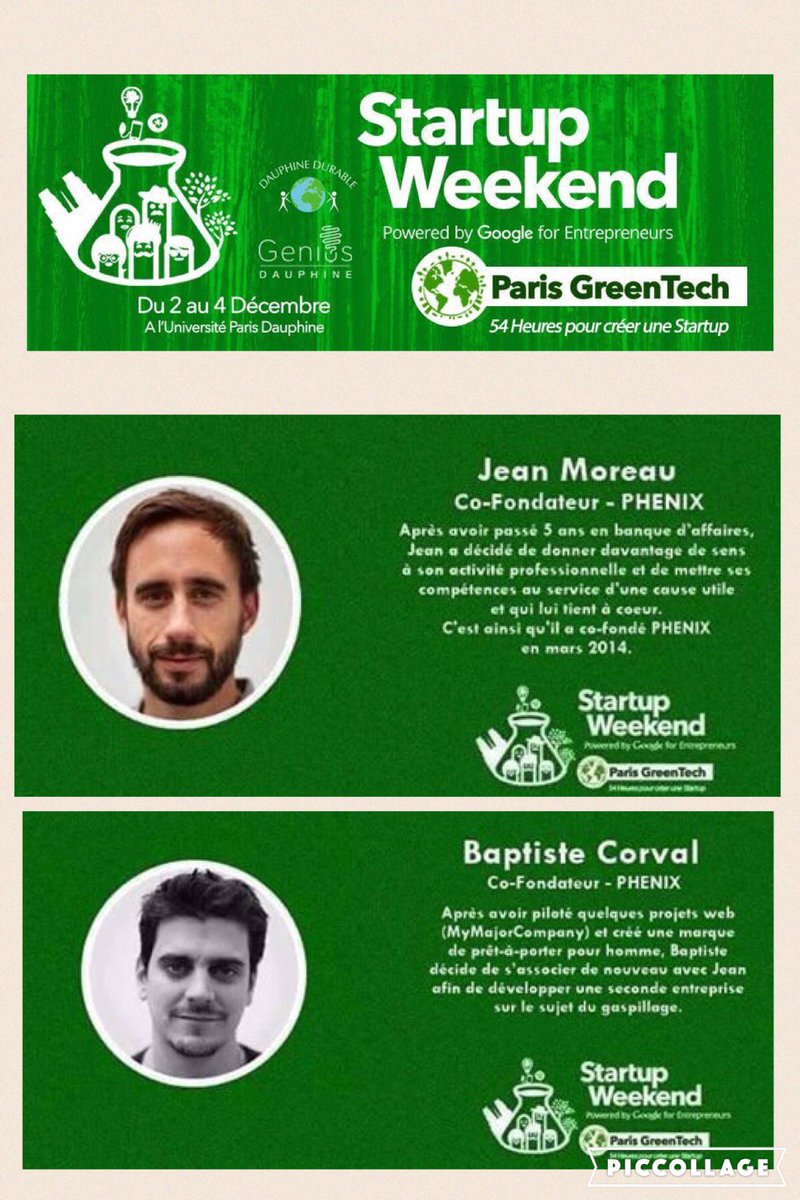 phenixfr's tweet photo. Et pendant ce temps-là, à #Dauphine, se déroule le #StartUp week-end.
Avec des #coachs et #mentors de 1er choix ! ; ) 😎👌🏻💪🏻
#GreenTech #DD https://t.co/y3QKWn7mli