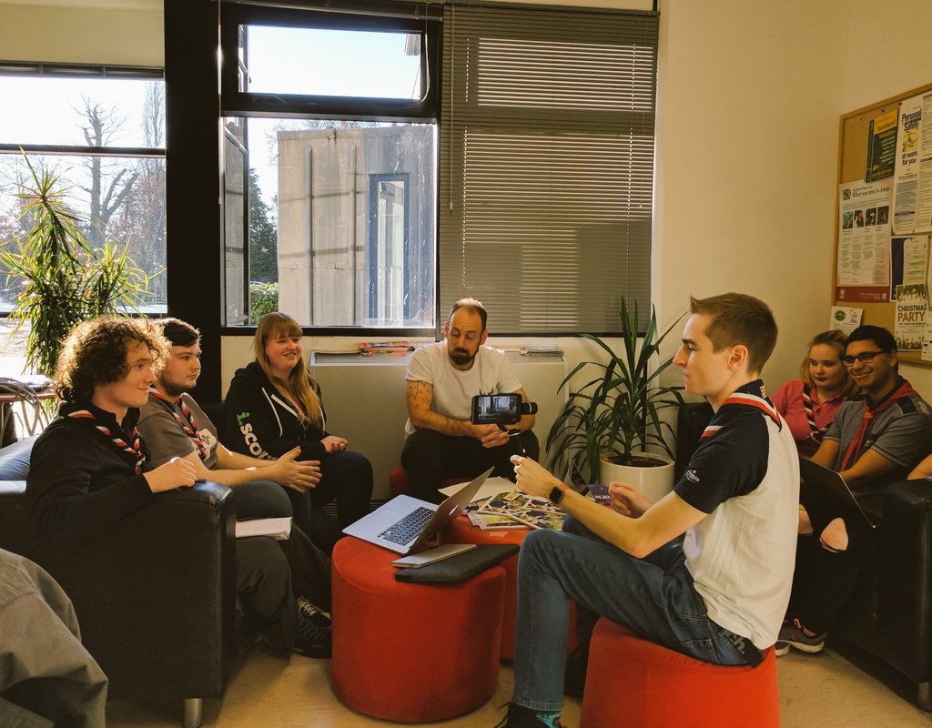 Joining the #YouShape team running Facebook Live on <a href="/scouts/">Scouts</a>

Love having so many fab volunteers from across the UK working on our projects 😊