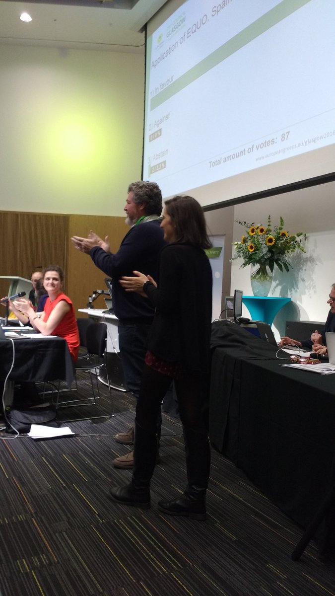 GWYGreens's tweet photo. Congratulations to @Equo upon joining officially the @europeangreens ! #eg25 https://t.co/FTpMY2GWWy