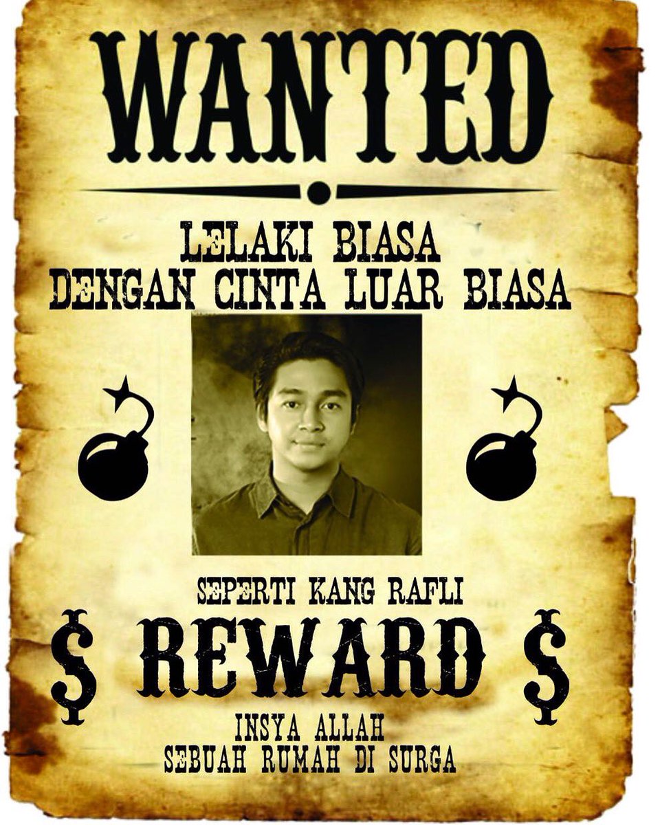 Contoh Poster Wanted - IMAGESEE