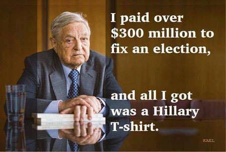 amanpatriae's tweet photo. @PrisonPlanet @abc27News
LOL 😂@georgesoros
#Recount2016 #EpicFail #RiggedSystem...didn't work this time #AmericansAreAwake #MAGA https://t.co/4zygz89MFt