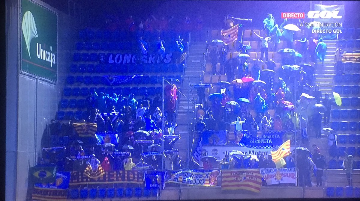 El compromiso de esta afición no hace falta demostrarlo, el compromiso del equipo sí. Una vez más el Zaragoza es la afición.