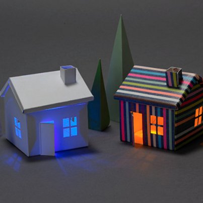 What is it about miniature houses with the lights on? Voltage Village Glowing House Kit buff.ly/2gNc6Km