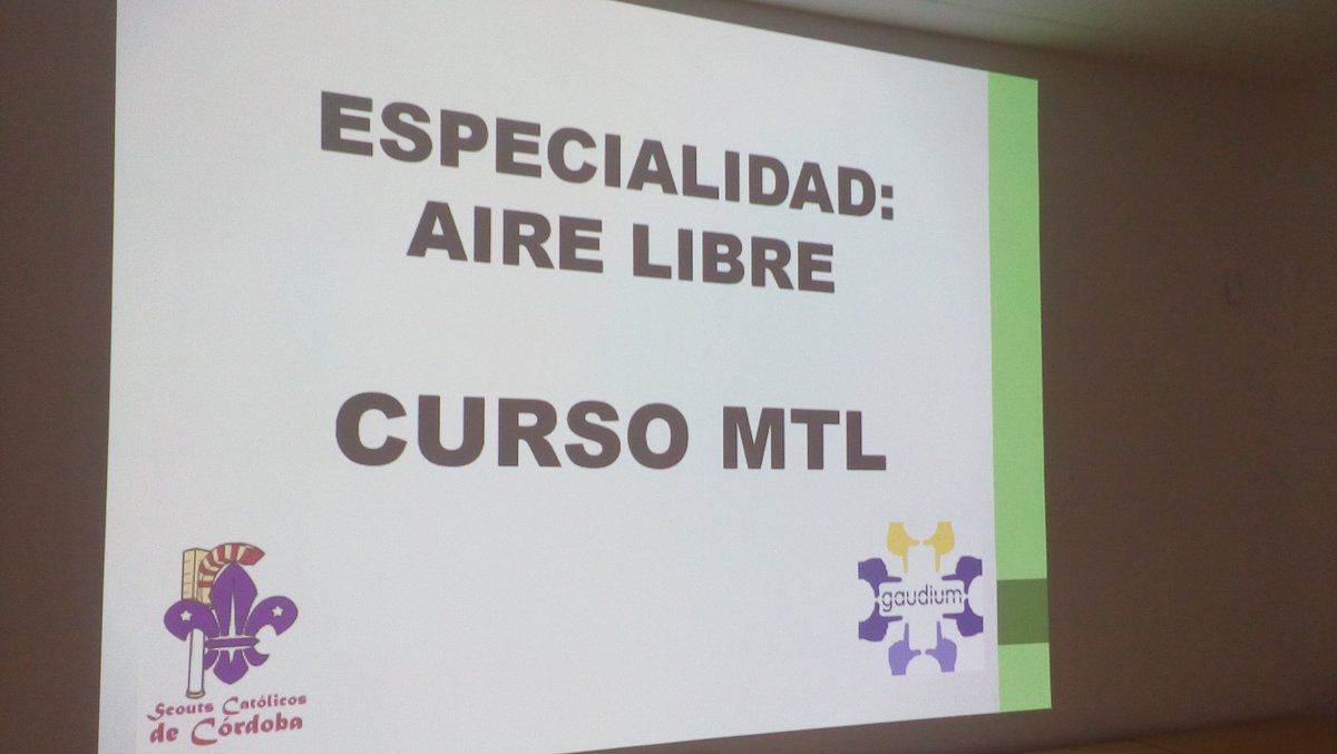 Ya estamos en Villanueva con <a href="/EscuelaGaudium/">Escuela Gaudium</a> para impartir el modulo 0 de la especialidad de aire libre
