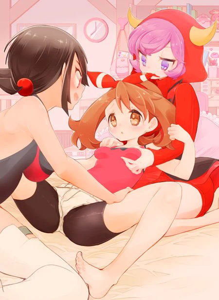 ヒガナとカガリたんとハルカちゃんはいい百合だで 