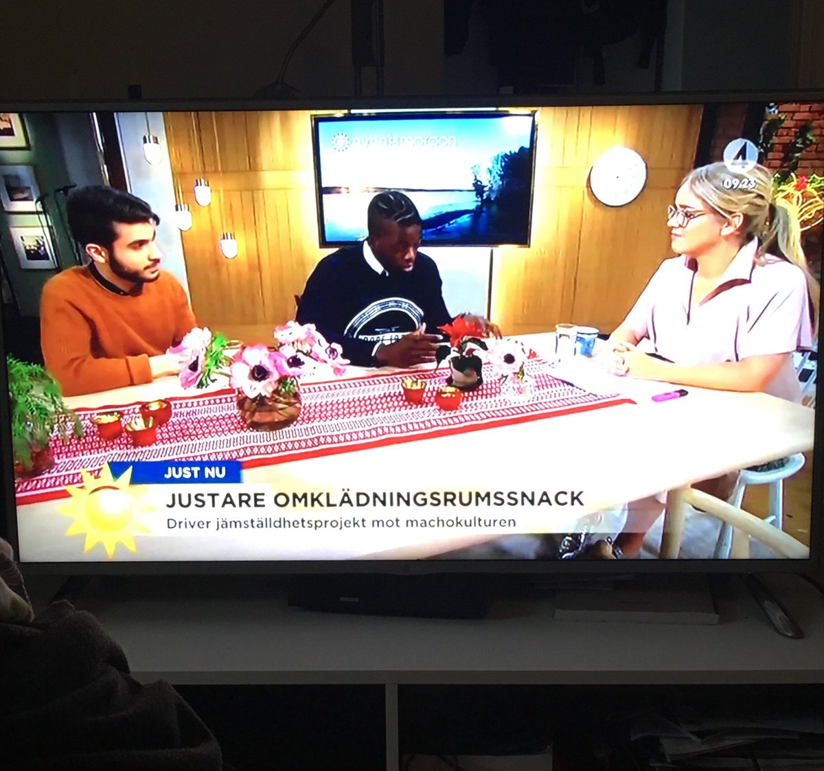 Så himla bra grabbar! Vilka förebilder 🙌🏻 #nymo #tv4 #jämställshet