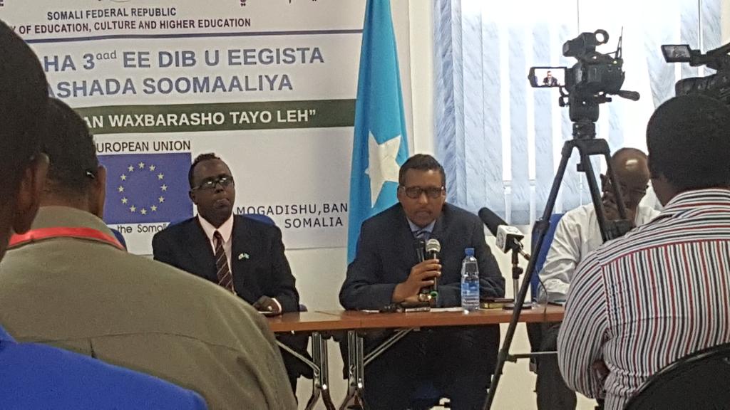 SaidAwaleh's tweet photo. Minister of Education, Culture and Higher Education HE Dr . Abdulkadir Abdi Hashi Remarks.
#JRES2016
#Education
#Somalia https://t.co/eTAIWbMVhV