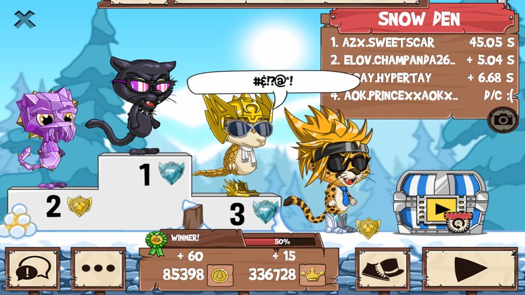 lovemypolarbear's tweet photo. Get on my level, son! #funrun2 #chamPanda2686 #HyperTay #princexxaokxx https://t.co/5yuccKQQlA