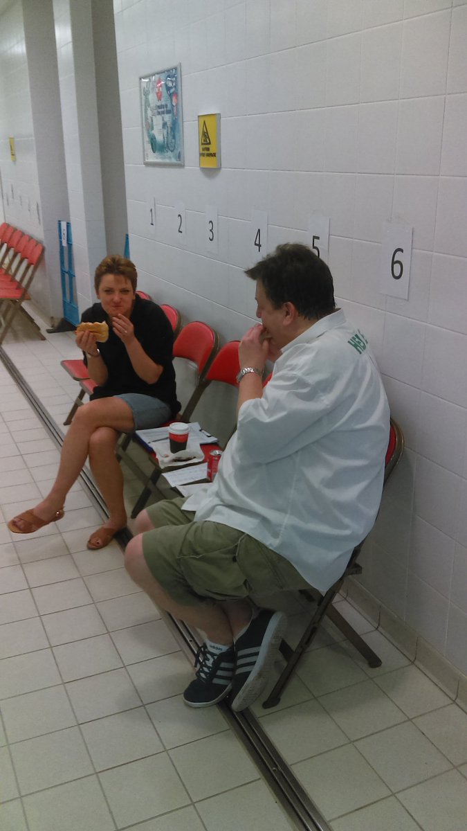 swimrob's tweet image. Marshalling ready.