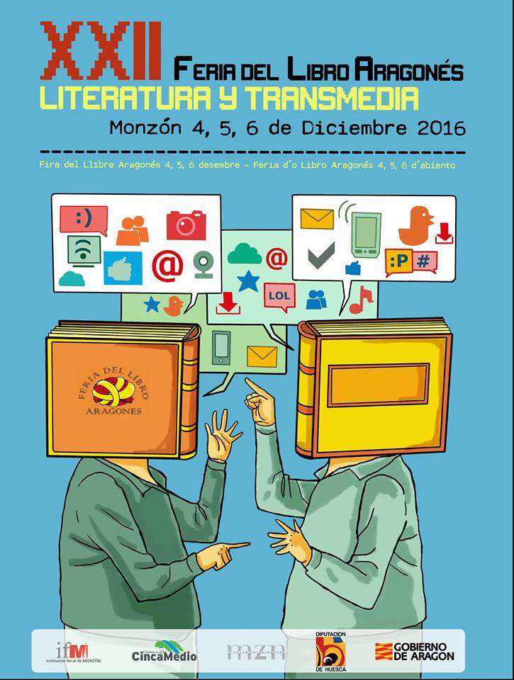 Hoy estaré todo el día en la <a href="/feria_libro_mzn/">Feria Libro Aragonés</a> #Libro #Monzon #Huesca #Aragon