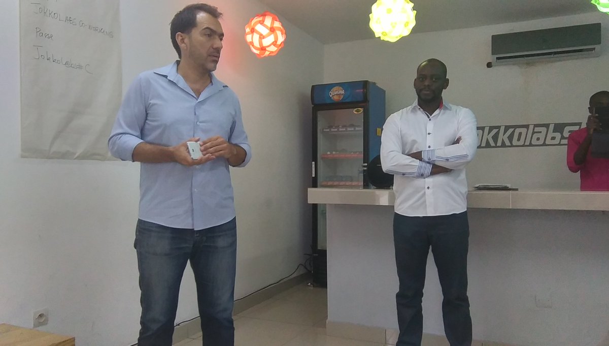 MagneticBx's tweet photo. La délégation économique bordelaise découvrait il y a quelques jours les espaces de #coworking Jokkolabs et Co.Lab à Abidjan. https://t.co/8NpCz8GWlU