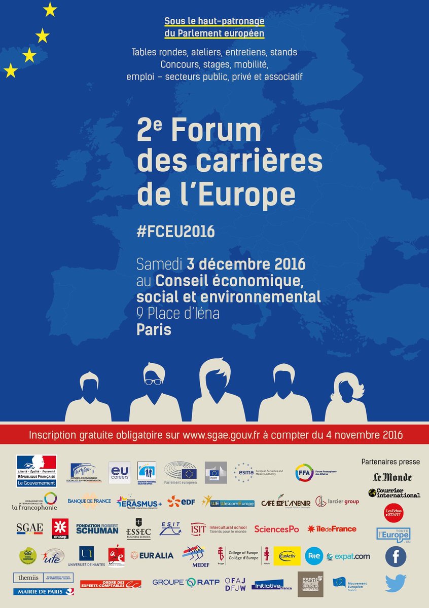 _THEMIIS_'s tweet photo. #Themiis, partenaire du 2e Forum des carrières de l'Europe. #FCEU2016 https://t.co/phxzjIz7db