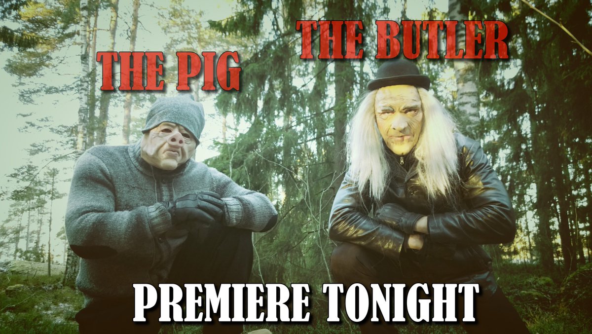 PigandtheButler's tweet photo. TONIGHT! The Pig and the Butler GRAND PREMIERE! Only on youtube https://t.co/2UXRb75eUz Get ready and subscribe! #ThePigandtheButler #Horror https://t.co/wdRODyyyB1